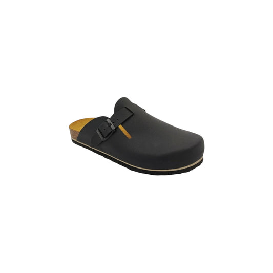 Plakton Men's Flat Mules – 171539 – Black