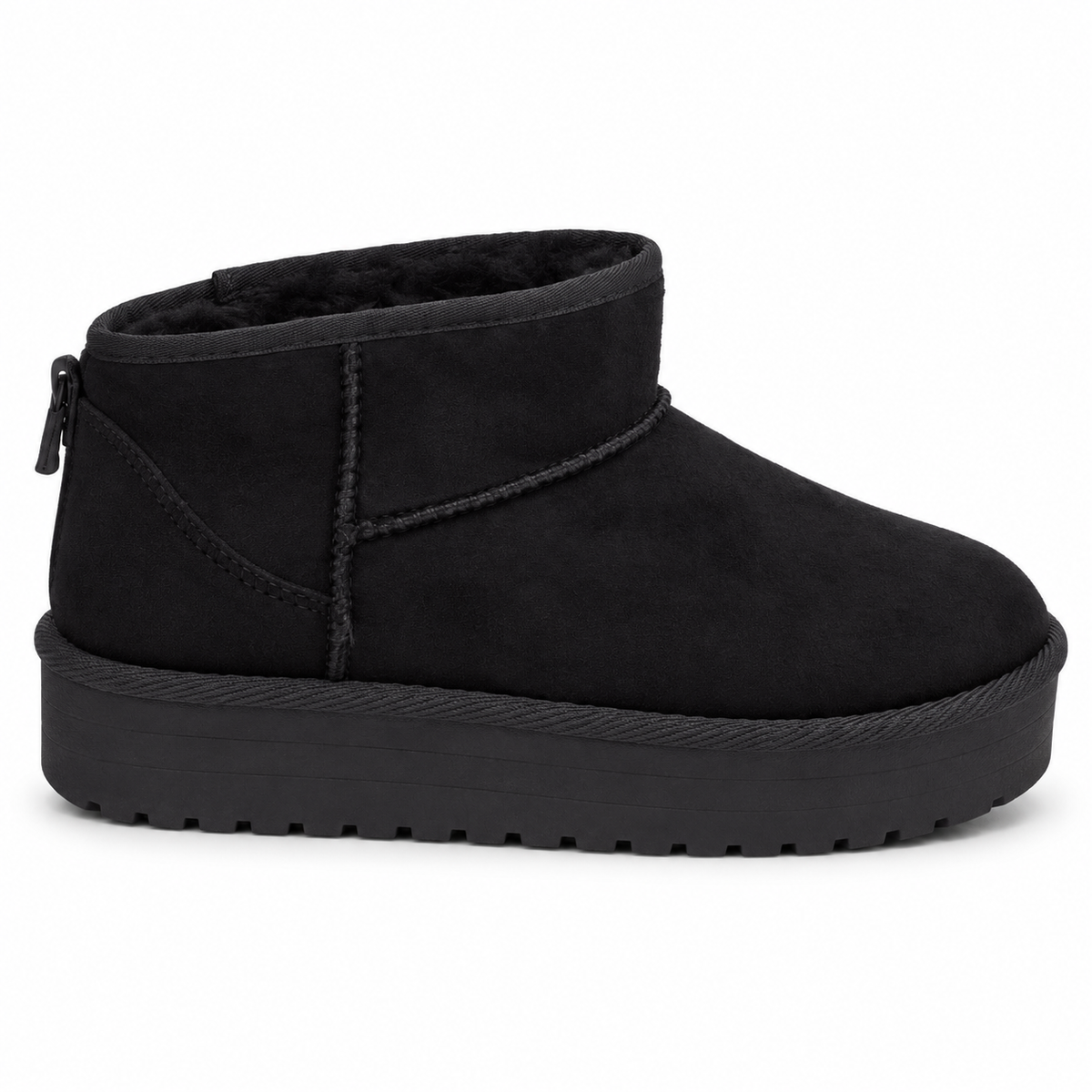 Doremi 66-155 black mini platform Australian-style boot