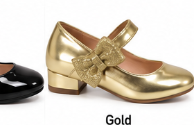 Doremi 230-215L gold Mary Jane shoes