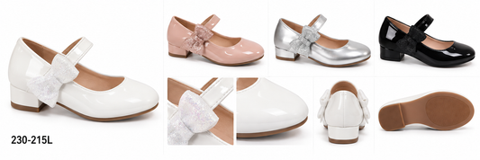 Doremi 230-215L girls Mary Jane ballerina shoes studio composite