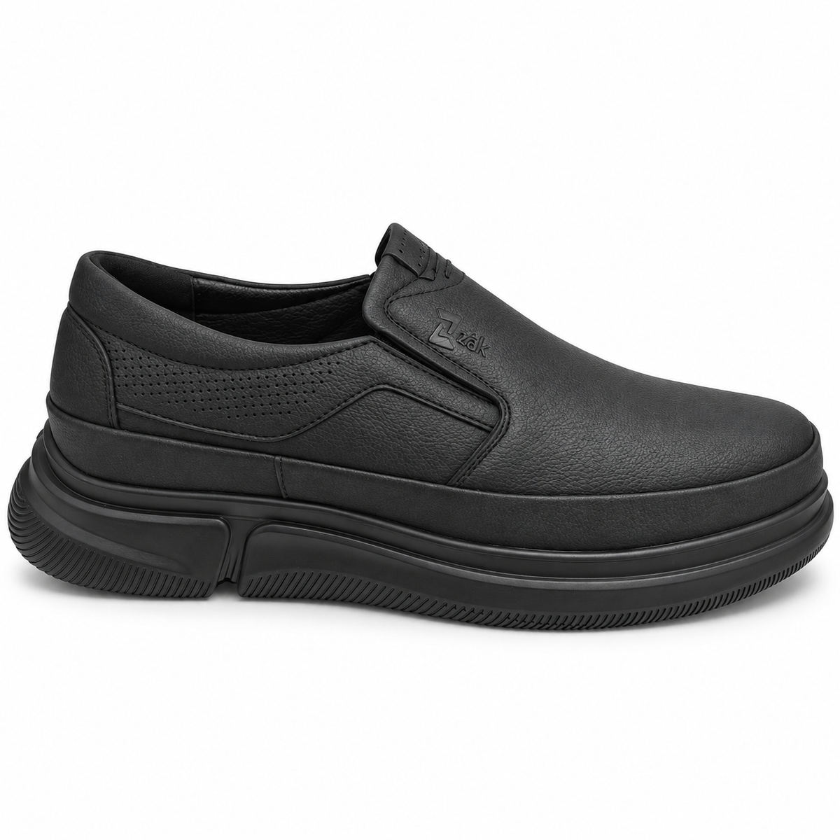 Zak SD54017 men's slip-on shoes - black side