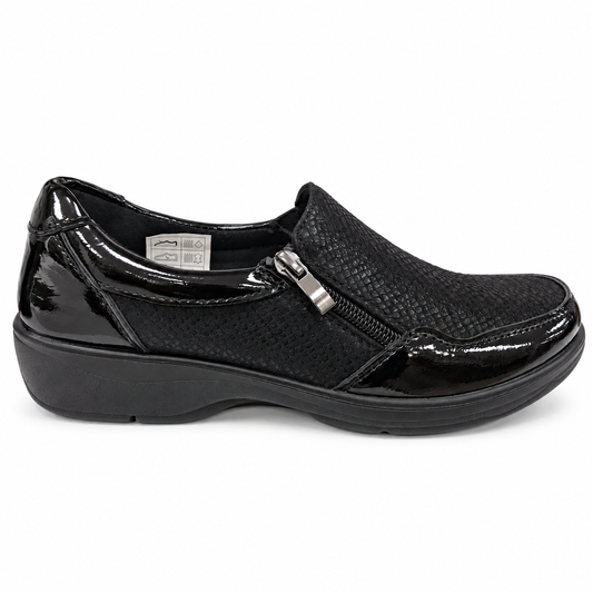 ZAK SD76096 black shoes, side view